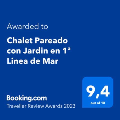 Chalet Pareado Con Jardin En 1ª Linea De Mar Villa Burela Exterior photo